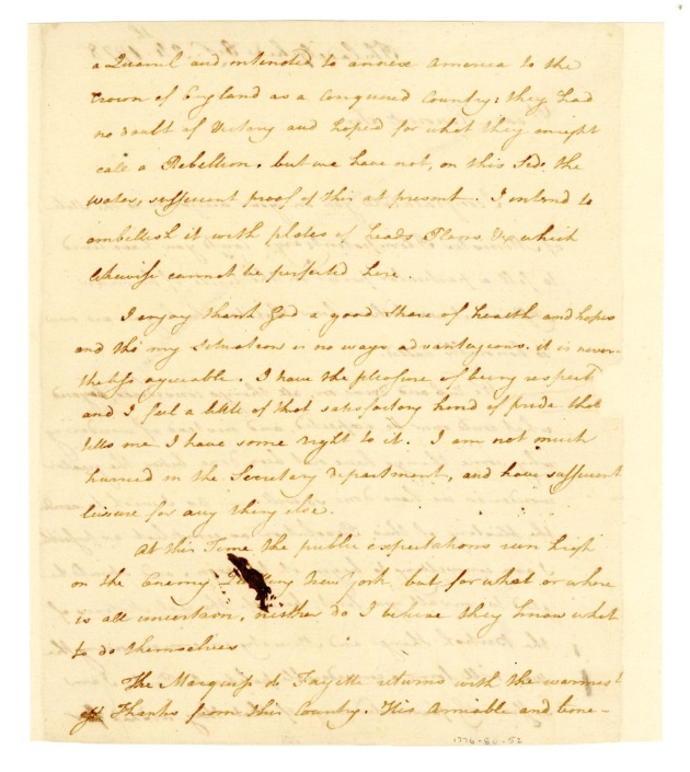 to Benjamin Franklin, 1778 October 24 4