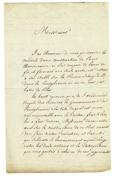 to Messieurs 1787 July 21