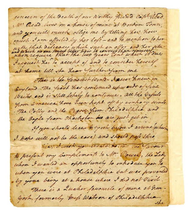 Thomas Paine to Kitty Nicholson Few