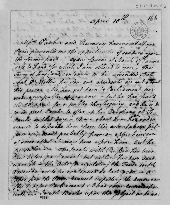 paine to jefferson 4-10-1789