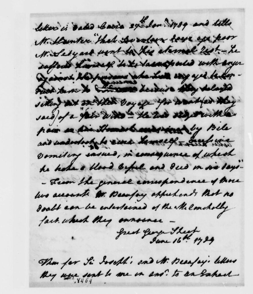 paine to jefferson 6-18-1789