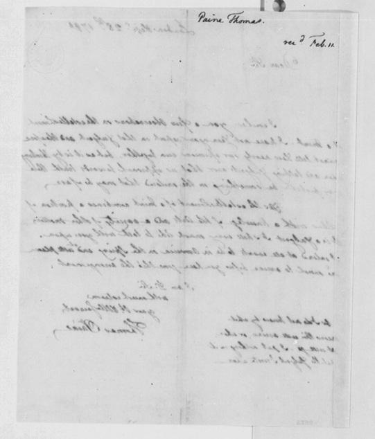 paine to jefferson 9-28-1790
