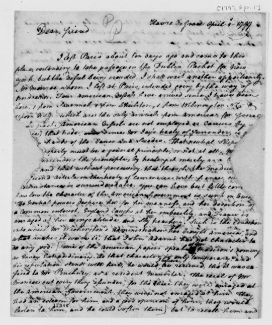 paine to jefferson 4-1-1797