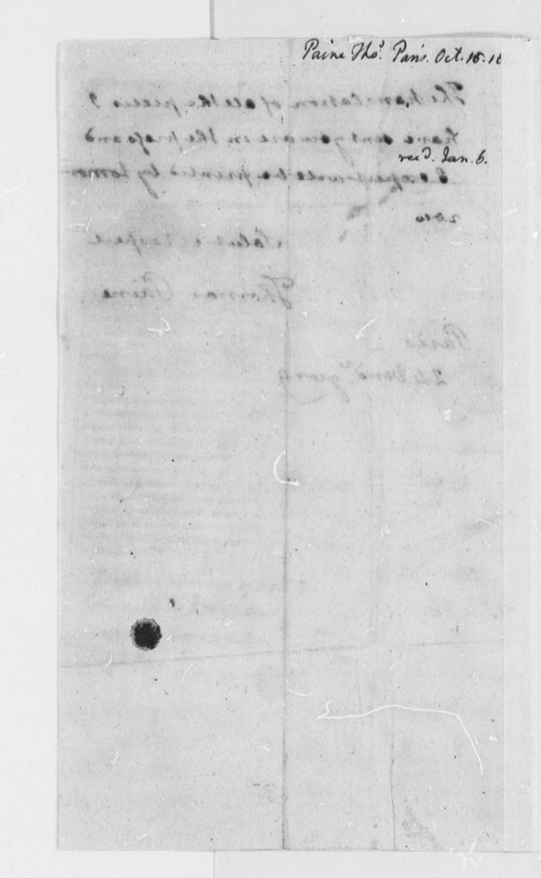 paine to jefferson 10-16-1800