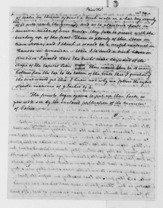 paine to jefferson 11-4-1801