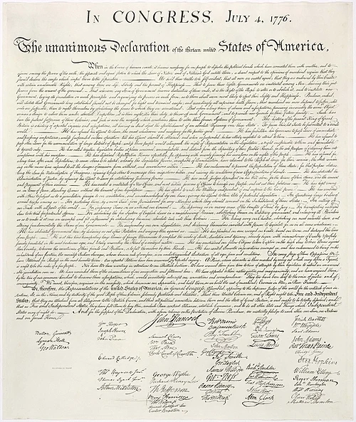 The United States Declaration of Independence - link