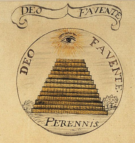 The dominant belief among Founders in an intervening Providence is expressed in the “Eye of Providence” displayed on all one-dollar bills and on the Great Seal of America. Shown is William Barton's design for the Great Seal of the United States - Courtesy of the National Archives