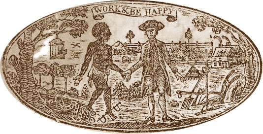 The seal of the Pennsylvania Society for Promoting the Abolition of Slavery, circa 1789 - Courtesy of The Pennsylvania Abolition Society