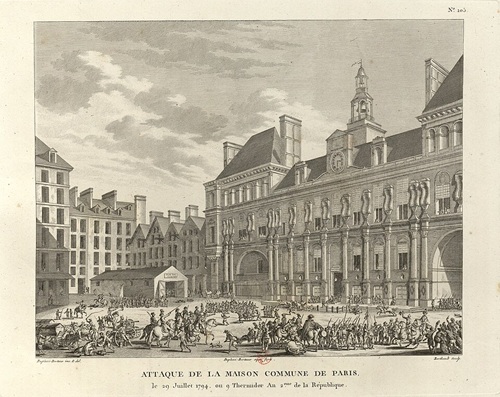 Attaque de la maison commune de Paris, le 29 juillet 1794, ou 9 thermidor, an 2.
