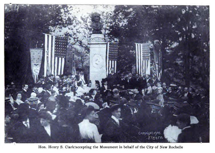 Rededication of the Paine Monument and Assignment of Its Custody to the City of New Rochelle on Saturday, October 14th, 1905 - link