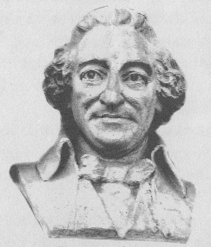 A bust of Thomas Paine at the Leicester Secular Hall in England is part of a series called "The Five Busts" by the sculptor was Ambrose Louis Vago and created in 1881 - Mayhematics