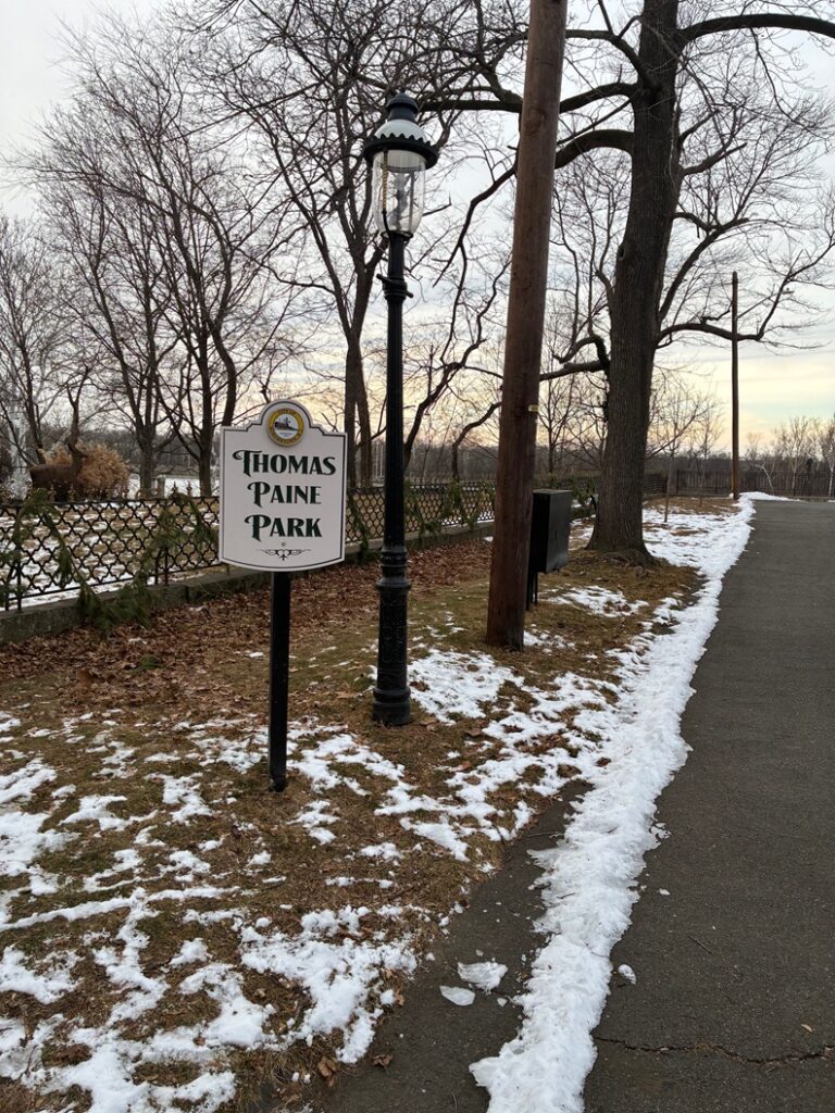 Thomas Paine Park in Bordentown, NJ