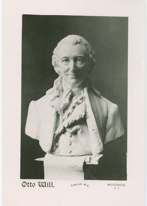 A bust of Thomas Paine by the “Prairie Cinderella” Vinnie Ream (1847-1914). Ream also made a famous bust of Abraham Lincoln