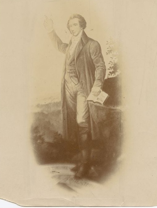 "Thomas Paine" is an 1800 portrait by an unknown artist - New York Public Library