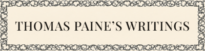 Paine original writings